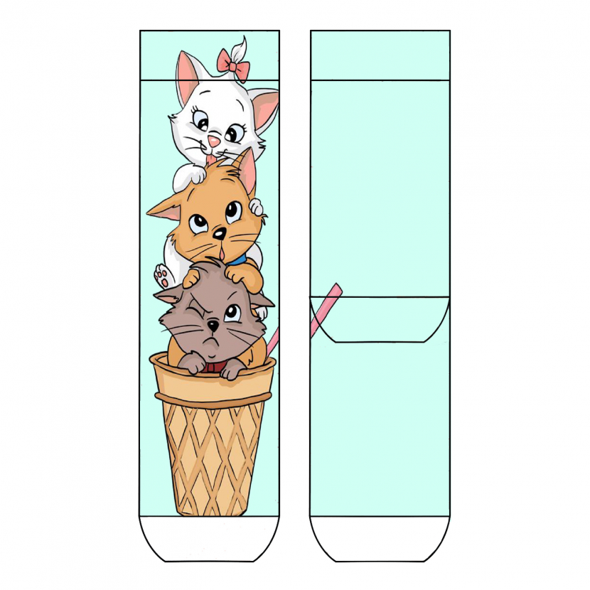 Cool 7 Print - Vollfrottee - Baumwollsocken - Runddruck Motiv: C5347